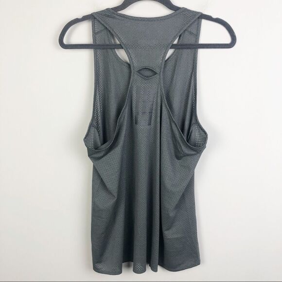 ADIDAS | Energy Running Semi Sheer Gray Active Tank Top Women’s Size Large - Picture 7 of 8